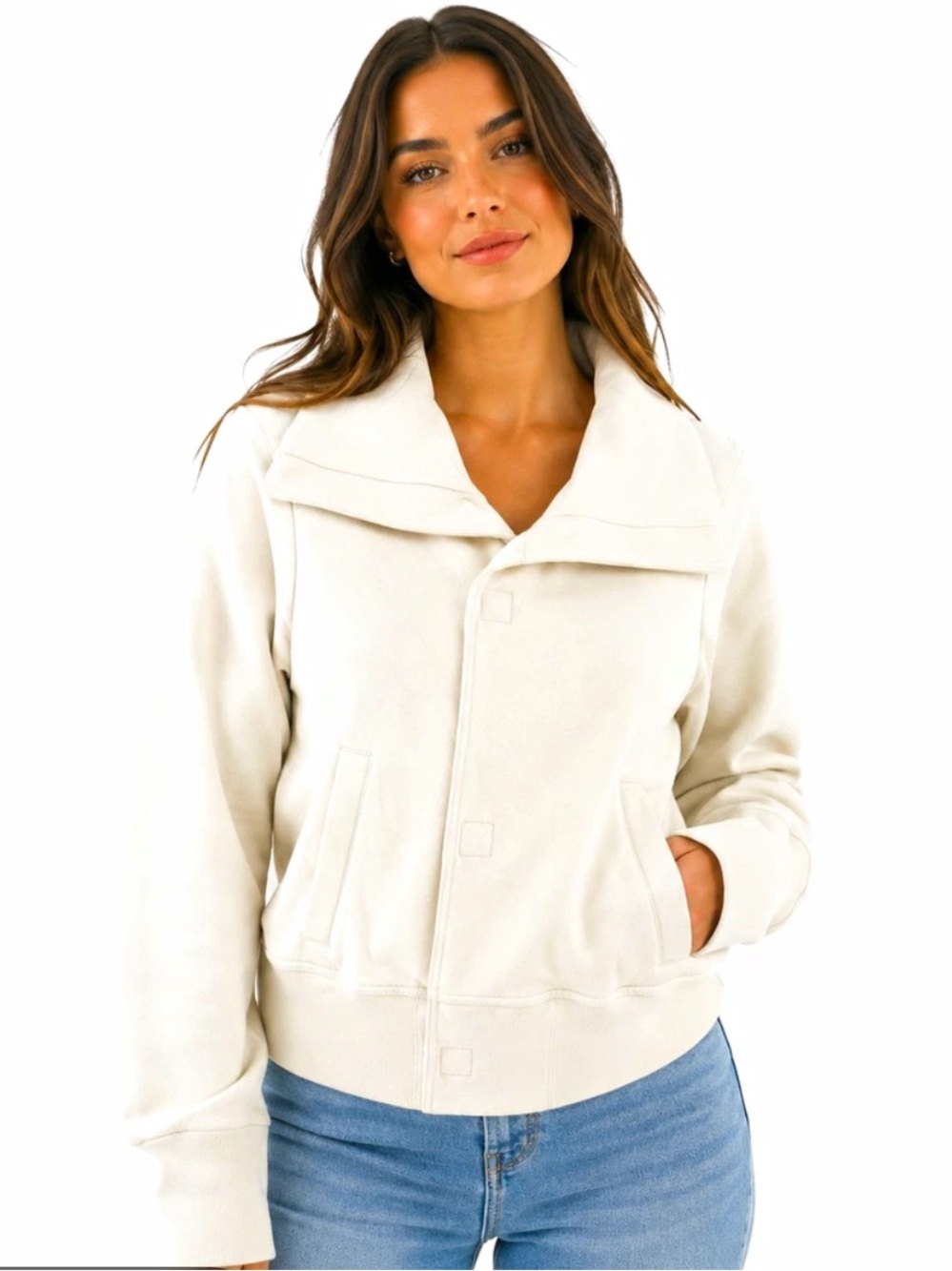 Norma Kamali Sweatshirt Jacket Size Large